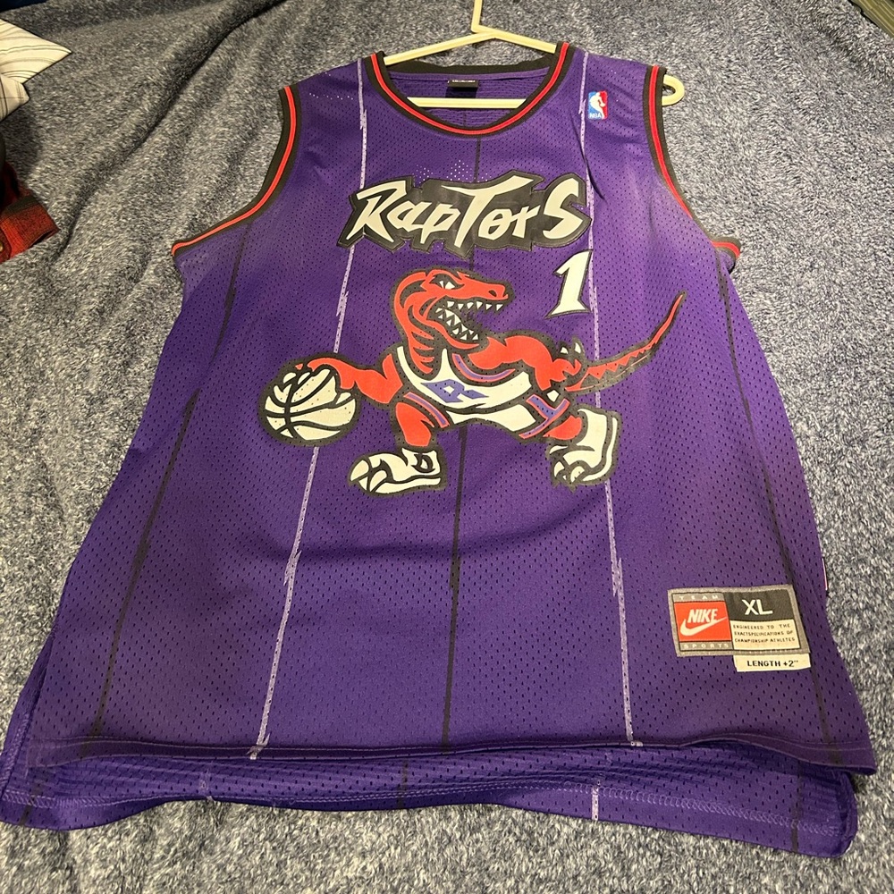 Vintage Toronto Raptors Jersey Tracy McGrady Size XL